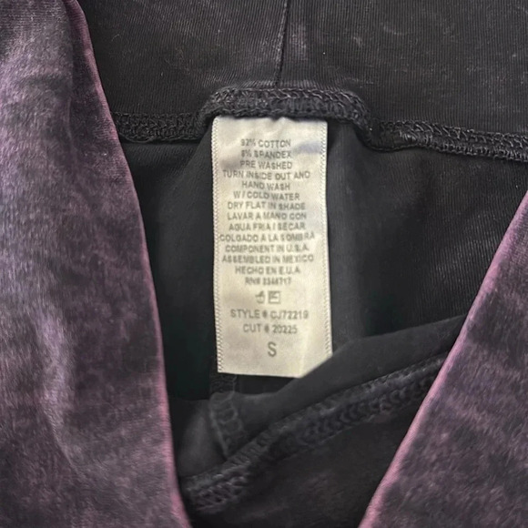 Purple washed out look leggings size small - Picture 2 of 7